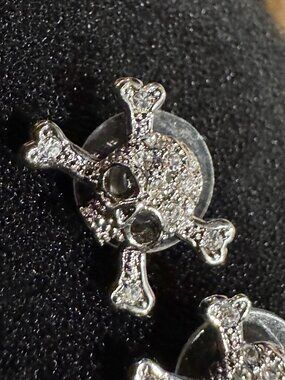 Vivienne Westwood tiny skull and crossbone studs